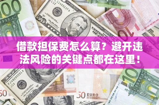 济南借款担保费怎么算？避开违法风险的关键点都在这里！