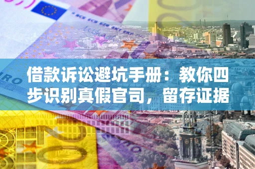 济南借款诉讼避坑手册：教你四步识别真假官司，留存证据不踩雷