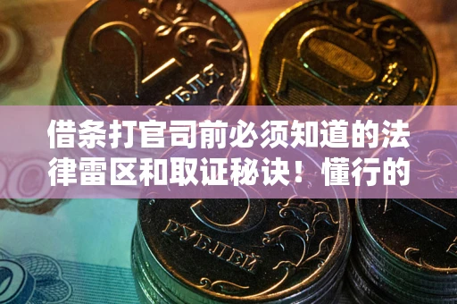 济南借条打官司前必须知道的法律雷区和取证秘诀！懂行的人已经留好这些证据