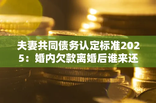 济南夫妻共同债务认定标准2025：婚内欠款离婚后谁来还？