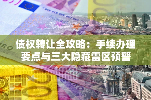 济南债权转让全攻略：手续办理要点与三大隐藏雷区预警